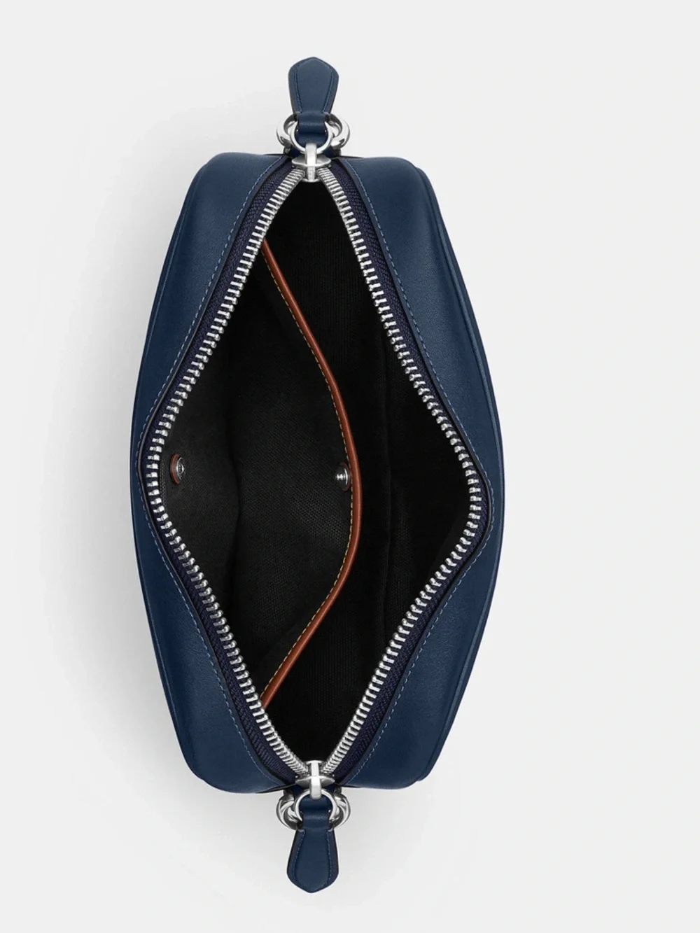 Coach Radio Camera Bag Navy Blue Leather Crossbody CCB51 NWT - Picture 12 of 12